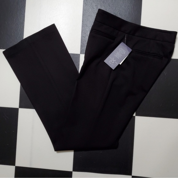 NYDJ black Dress Pants Lift Tuck NWT Size 2 Straight Leg - Picture 3 of 5